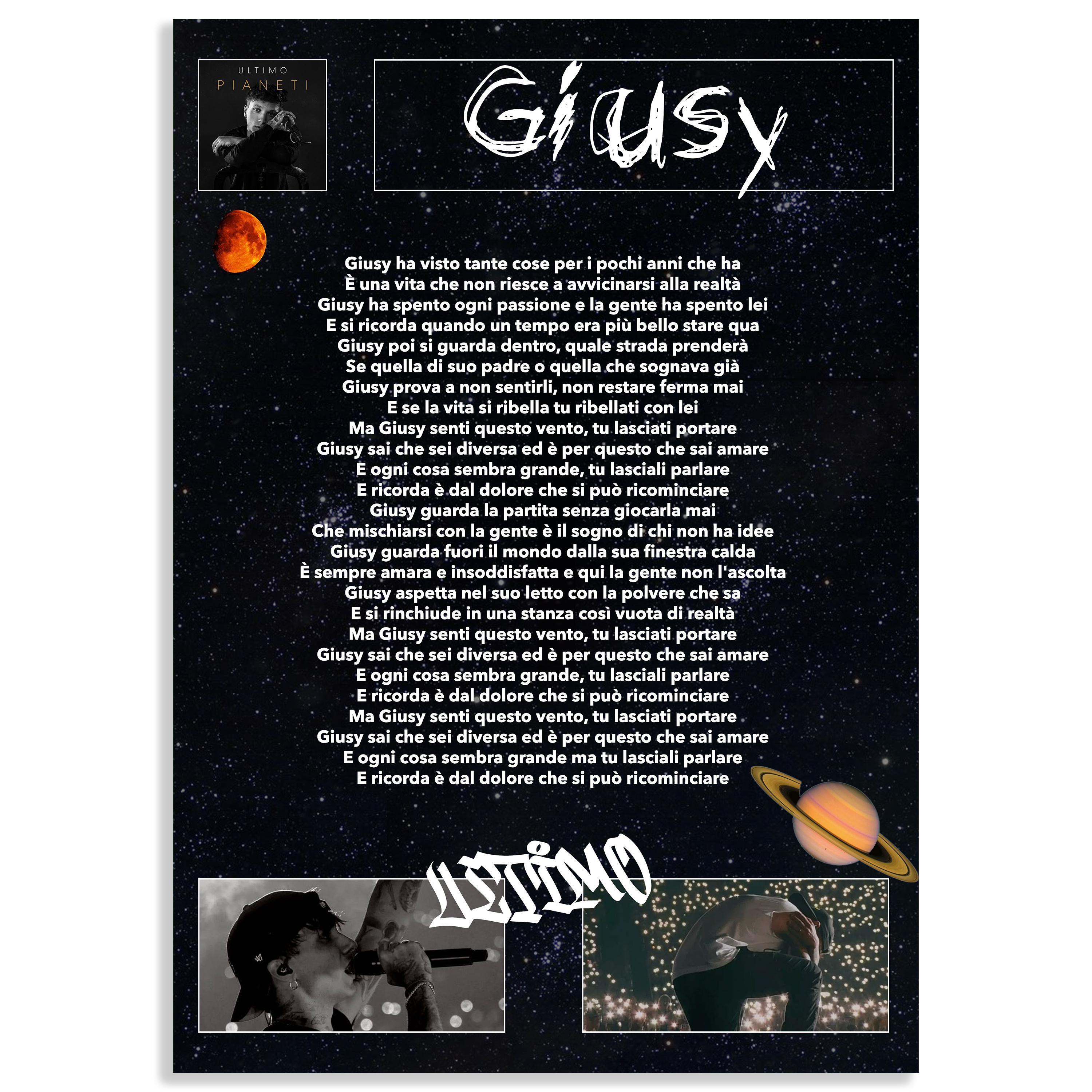 Giusy -  Poster Ultimo