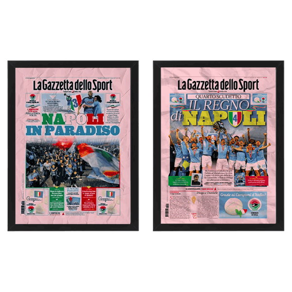 3° e 4° Scudetto - Poster Napoli