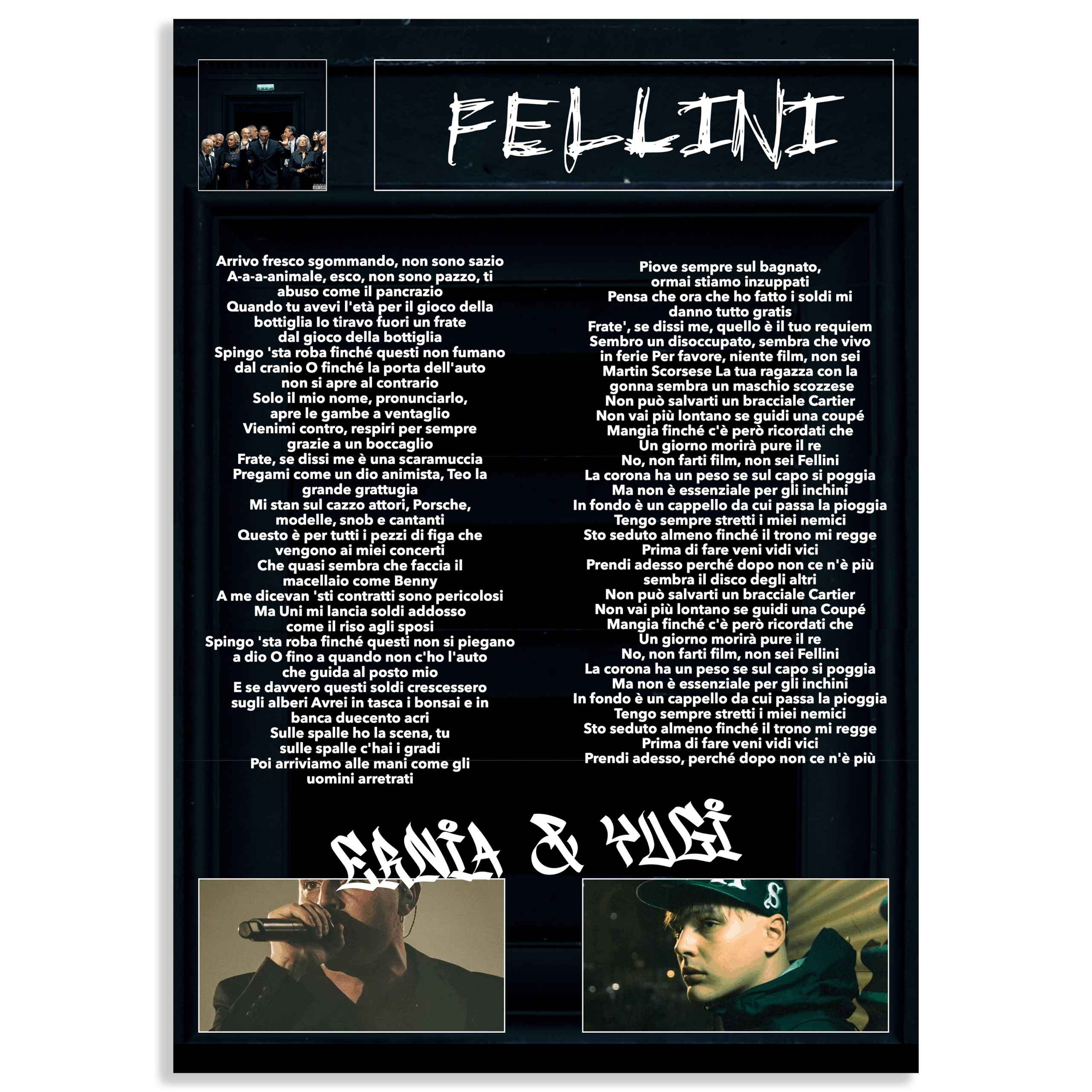 Fellini -  Poster Ernia & KidYugi